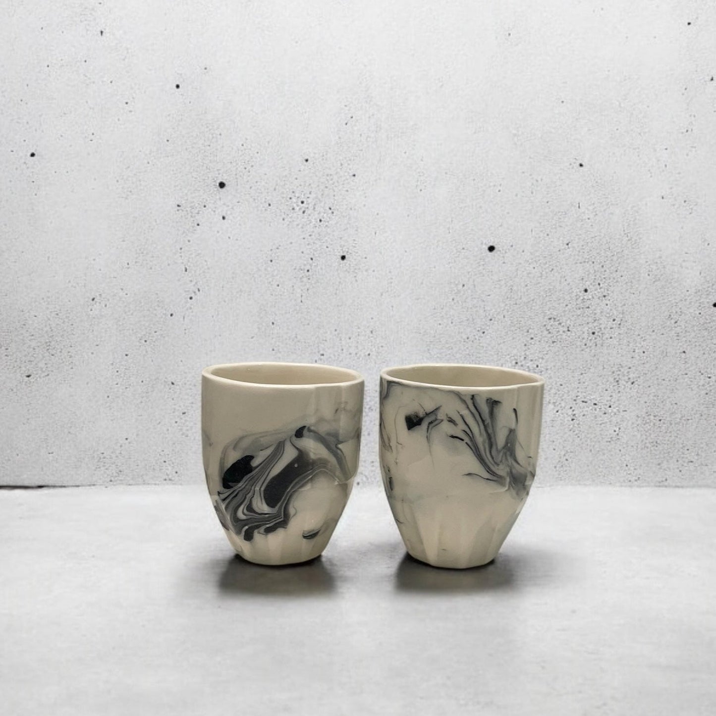 2 américano cups / Cortado cups / Marble duo